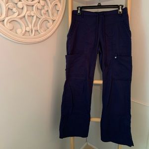 Cherokee Luxe navy scrub pant